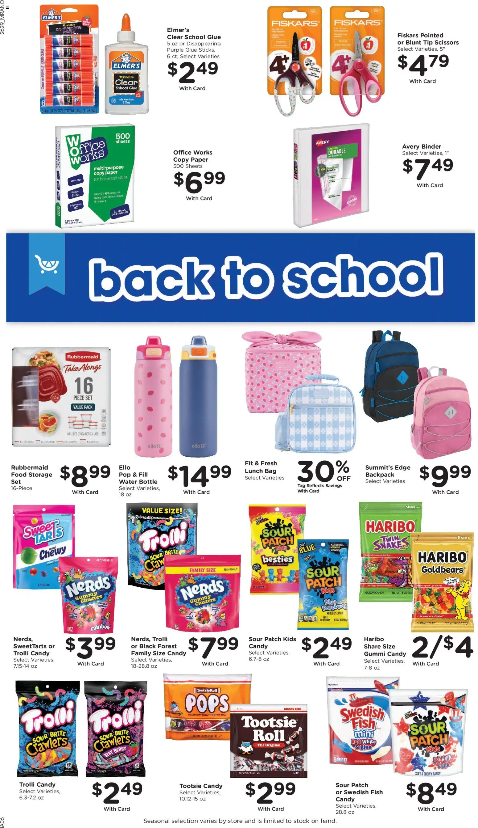 Mariano's Weekly Ad - valid from 08/19/2026 | Page: 17 | Products: Candy, Fish, Water, Bag