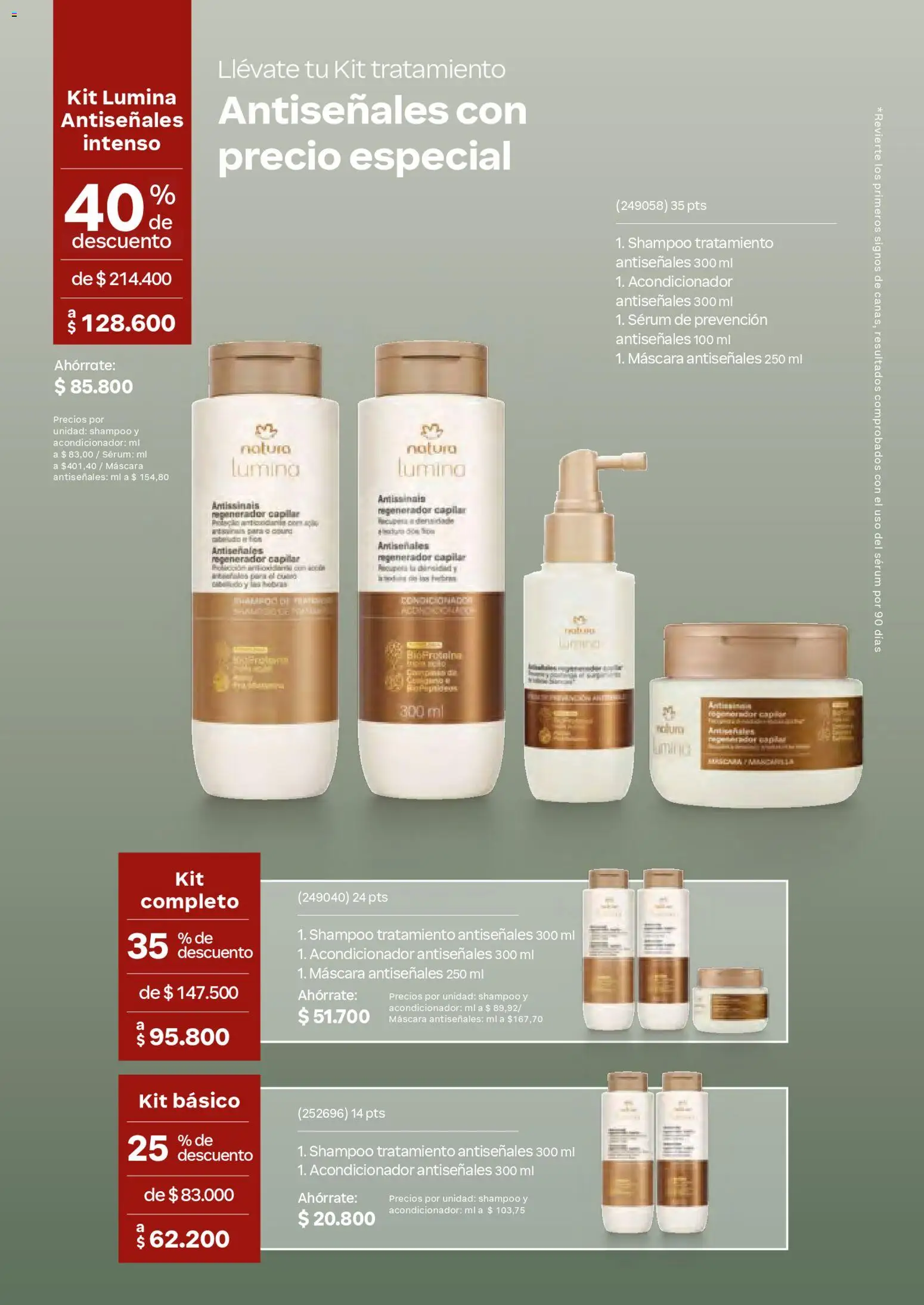 Natura revista - valida desde el 08.04.2026 | Página: 19 | Productos: Serum, Shampoo, Máscara, Acondicionador