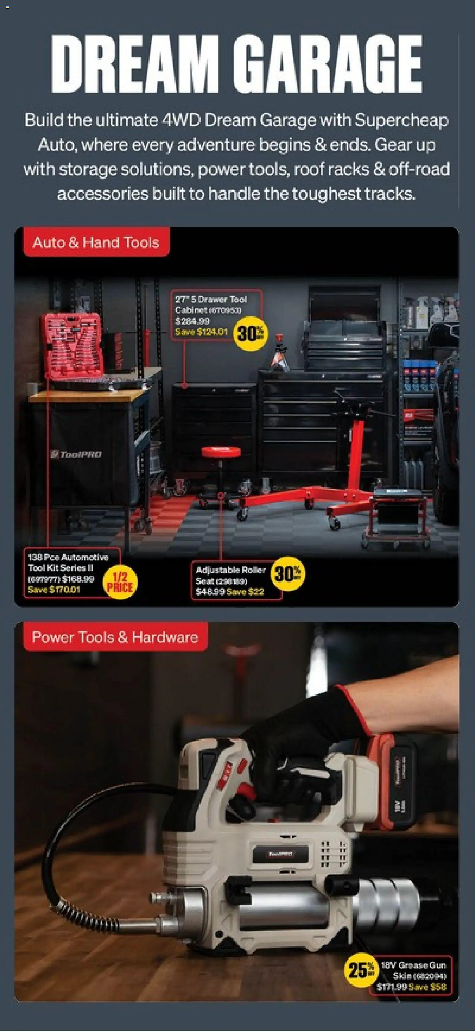 Supercheap Auto catalogue - valid from 22/07/2026 | Page: 19 | Products: Cabinet, Hand tools, Accessories, Tools
