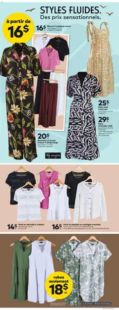 Preview of Robe midi imprimée, Assortiment, P à TG from shop Giant Tiger valid from 20.05.2026 | Page: 6 | Products: Cardigan, Dress, Blouse, Robe