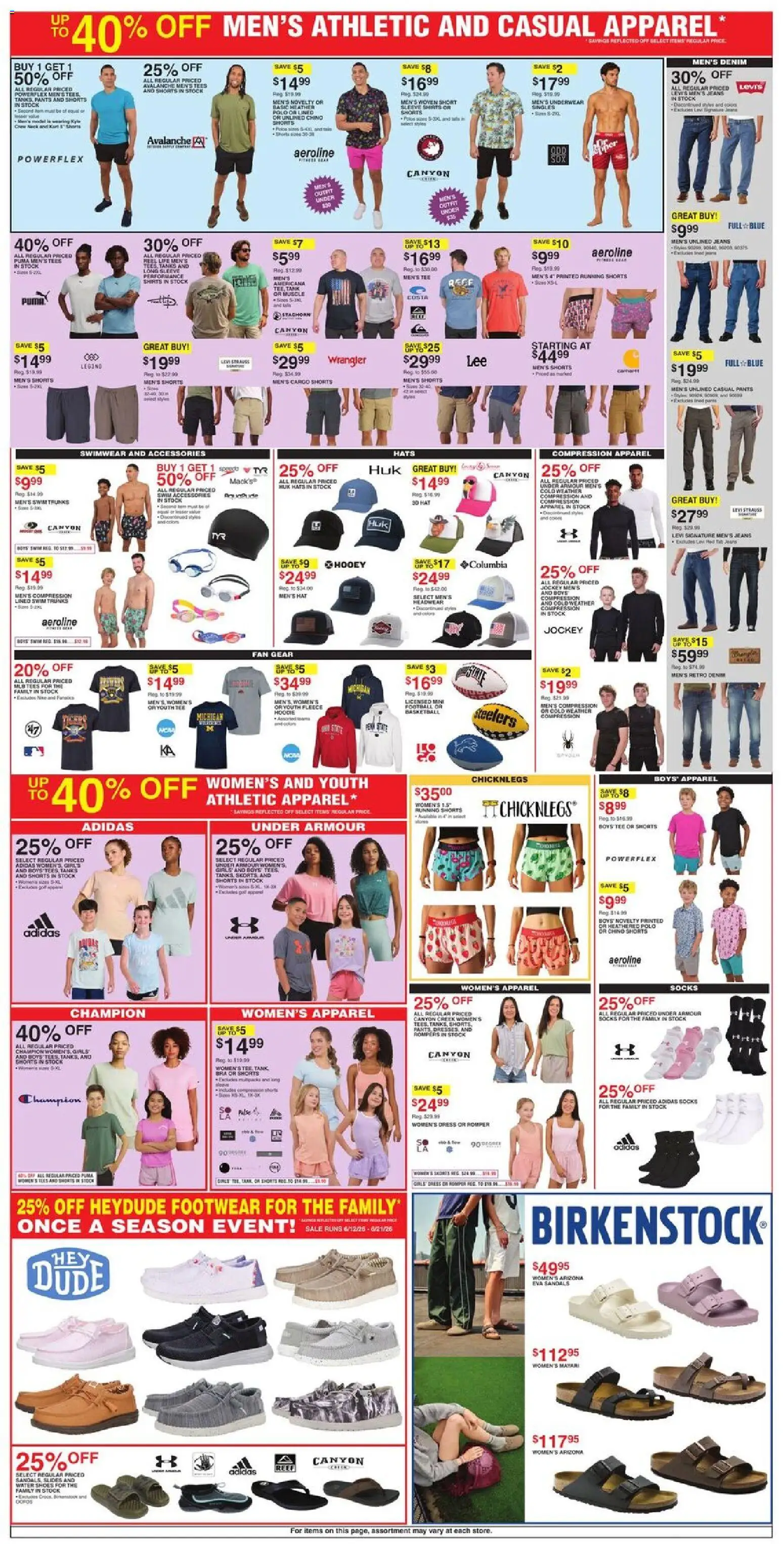 Dunham's Sports Weekly Ad - valid from 13.06.2026 | Page: 11 | Products: Underwear, Bra, Water, Jeans