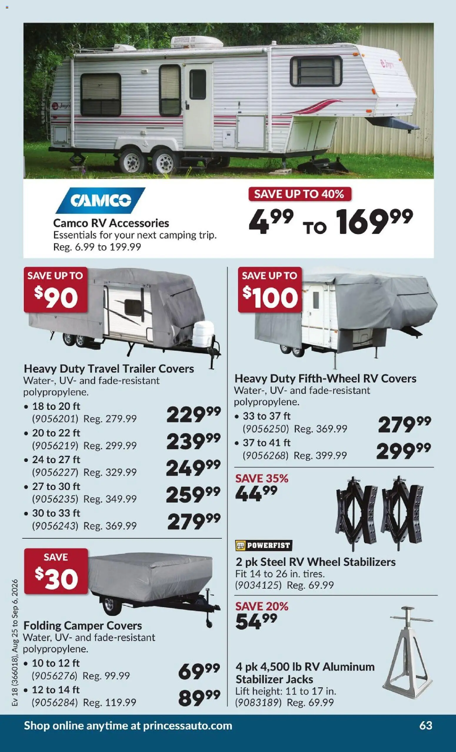 Princess Auto flyer valid from Aug 25, 2026 | Page: 64 | Products: Trailer