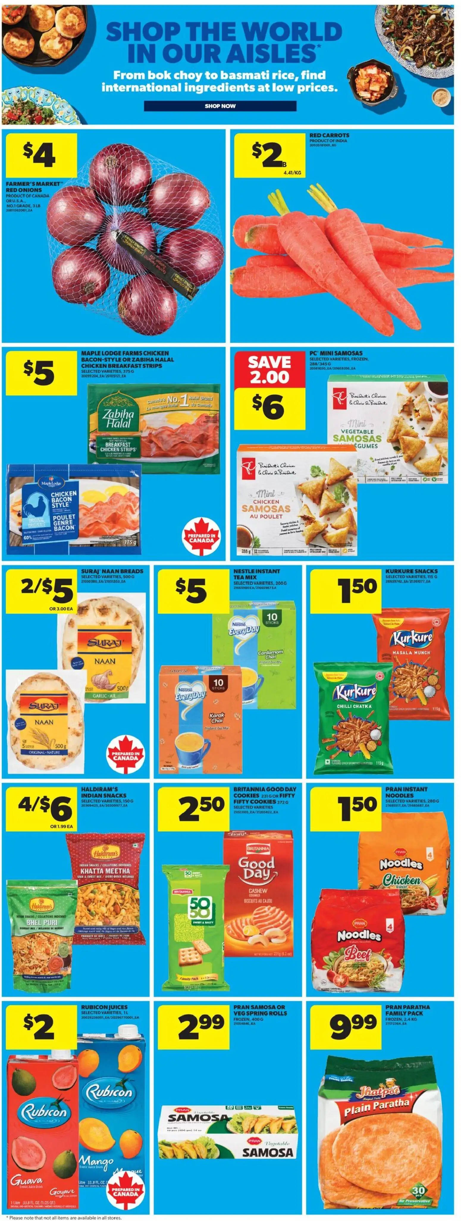 Real Canadian Superstore flyer valid from Jul 16, 2026 | Page: 26 | Products: Cookies, Mango, Cashew, Juice