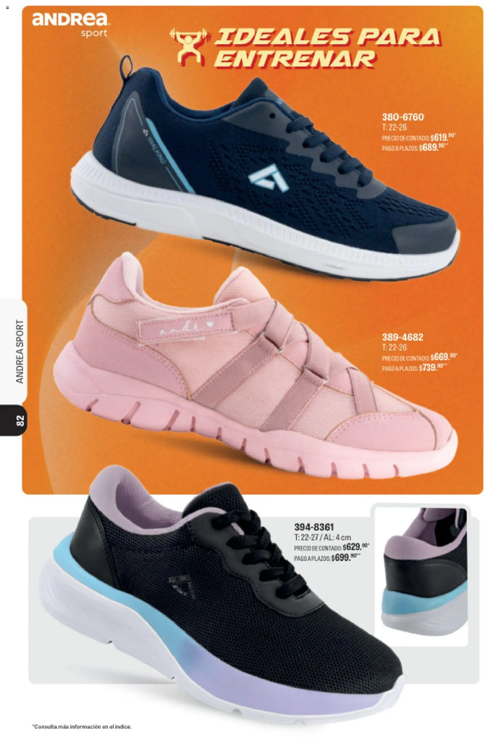 Nuevas ofertas de Andrea válidas en toda la República Mexicana desde el 23/08/2026. ¡Encuentra las mejores ofertas en Andrea catálogo Sport! | Página: 71