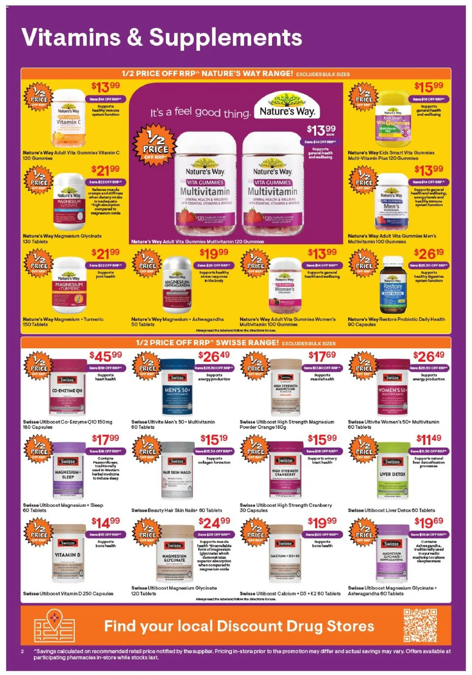 Discount Drug Stores catalogue - valid from 06/08/2026 | Page: 3 | Products: Powder, Capsules, Ashwagandha, Vitamin