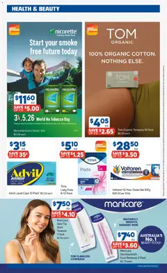 Preview of Foodland catalogue  - valid from 29.04.2026 | Page: 22 | Products: Gum, Tweezers, Tampons, Pain relief