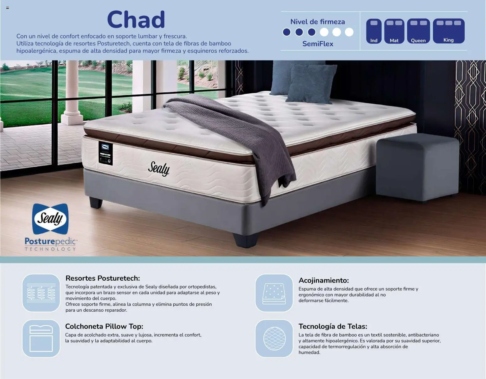 Nuevas ofertas de Muebles Dico válidas en toda la República Mexicana desde el 01/05/2026. ¡Encuentra las mejores ofertas en Muebles Dico catálogo Colchones! | Página: 27 | Productos: Colchoneta, Espuma, Top, Acolchado