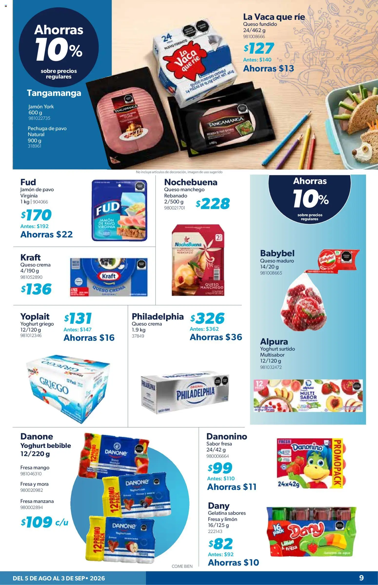 Nuevas ofertas de Sam's Club válidas en toda la República Mexicana desde el 05/08/2026. ¡Encuentra las mejores ofertas en Sam's Club catálogo! | Página: 9