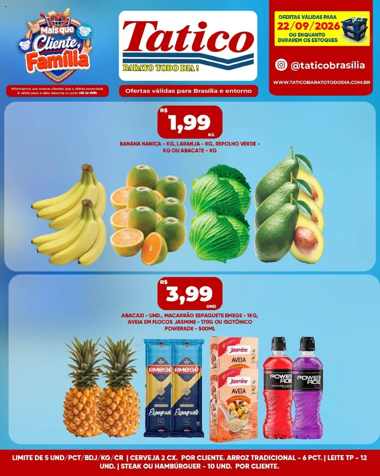 Tatico Folheto - válido de 22/09/2026 | Página: 2 | Produtos: Steak, Cerveja, Hambúrguer, Flocos