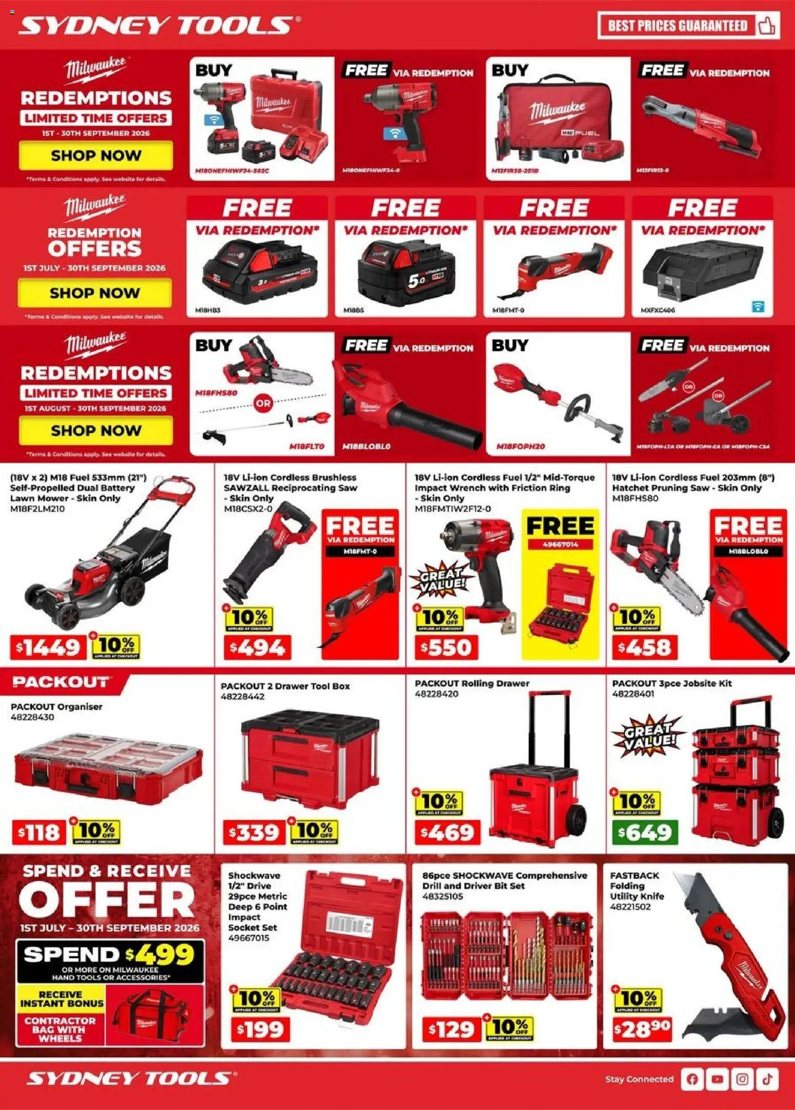 Sydney Tools catalogue - valid from 17/09/2026 | Page: 2 | Products: Box, Lawn mower, Saw, Bag