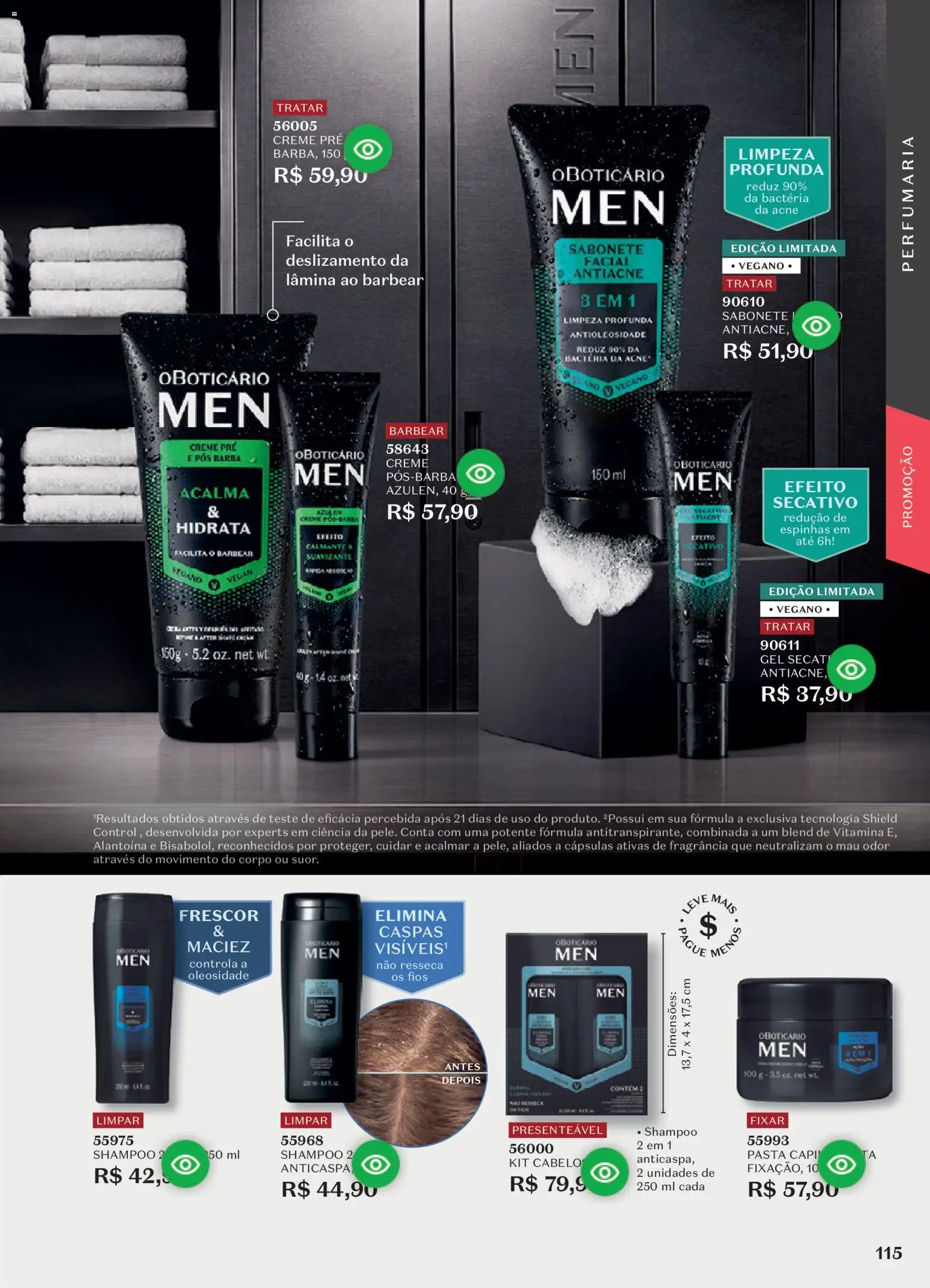 O Boticário Folheto - válido de 10/08/2026 | Página: 119 | Produtos: Shampoo, Cápsulas, Pasta, Creme