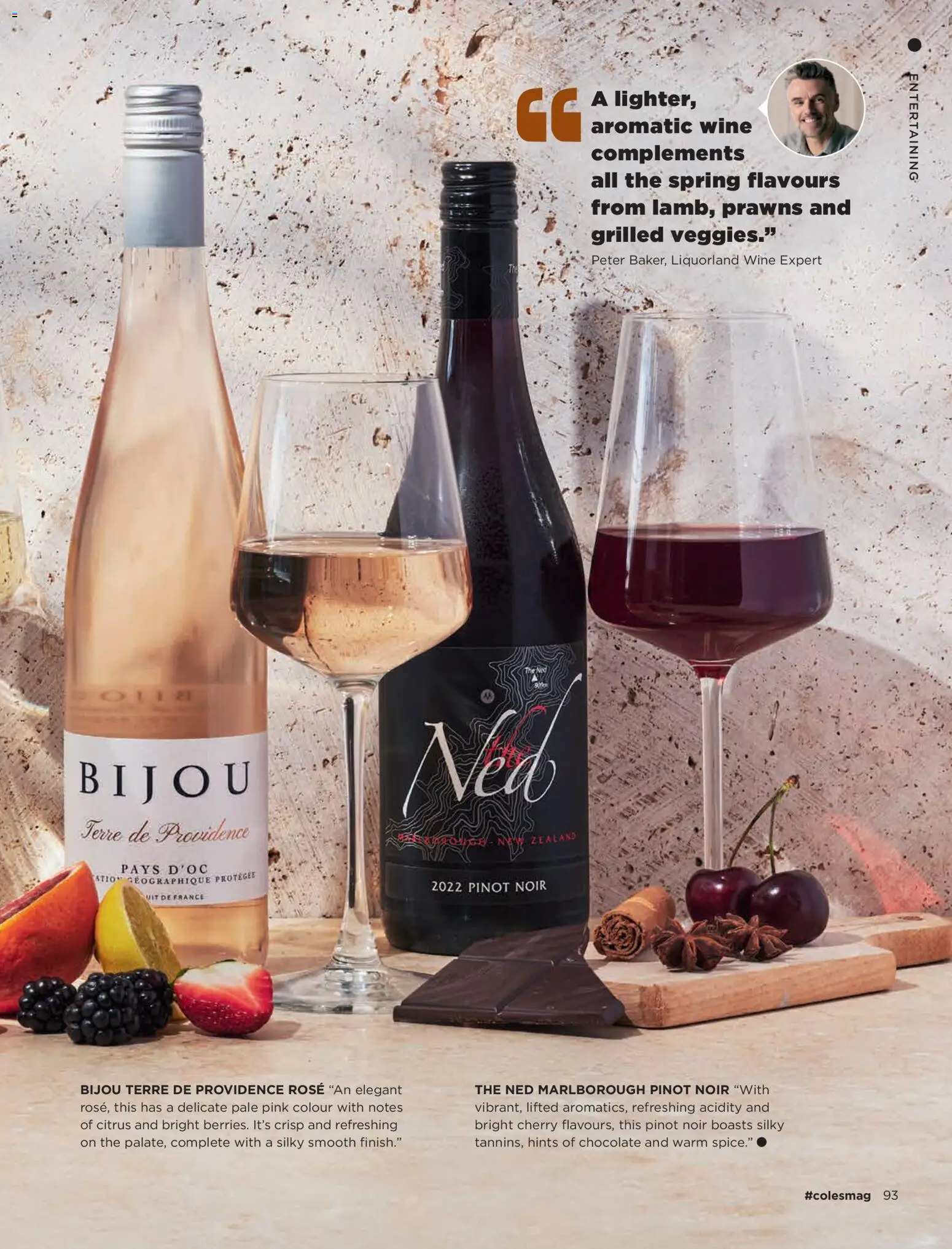 Coles catalogue - valid from 01/10/2026 | Page: 93 | Products: Chocolate, Wine, Citrus, Rose wine