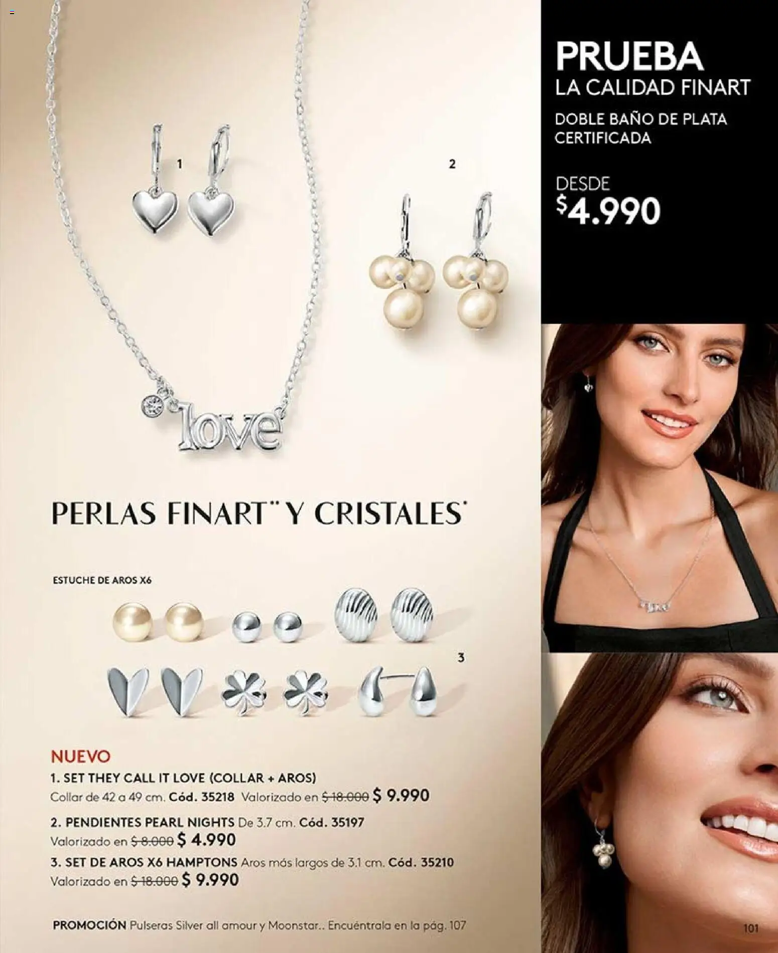 Catálogo Ésika Campaña 13 │ válido desde el 26.07.2026 | Página: 101 | Productos: Estuche, Baño, Collar, Aros