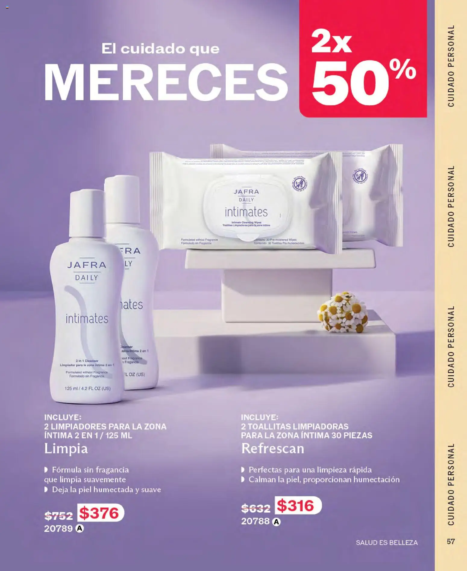 Nuevas ofertas de JAFRA válidas en toda la República Mexicana desde el 01/10/2026. ¡Encuentra las mejores ofertas en JAFRA catálogo! | Página: 57