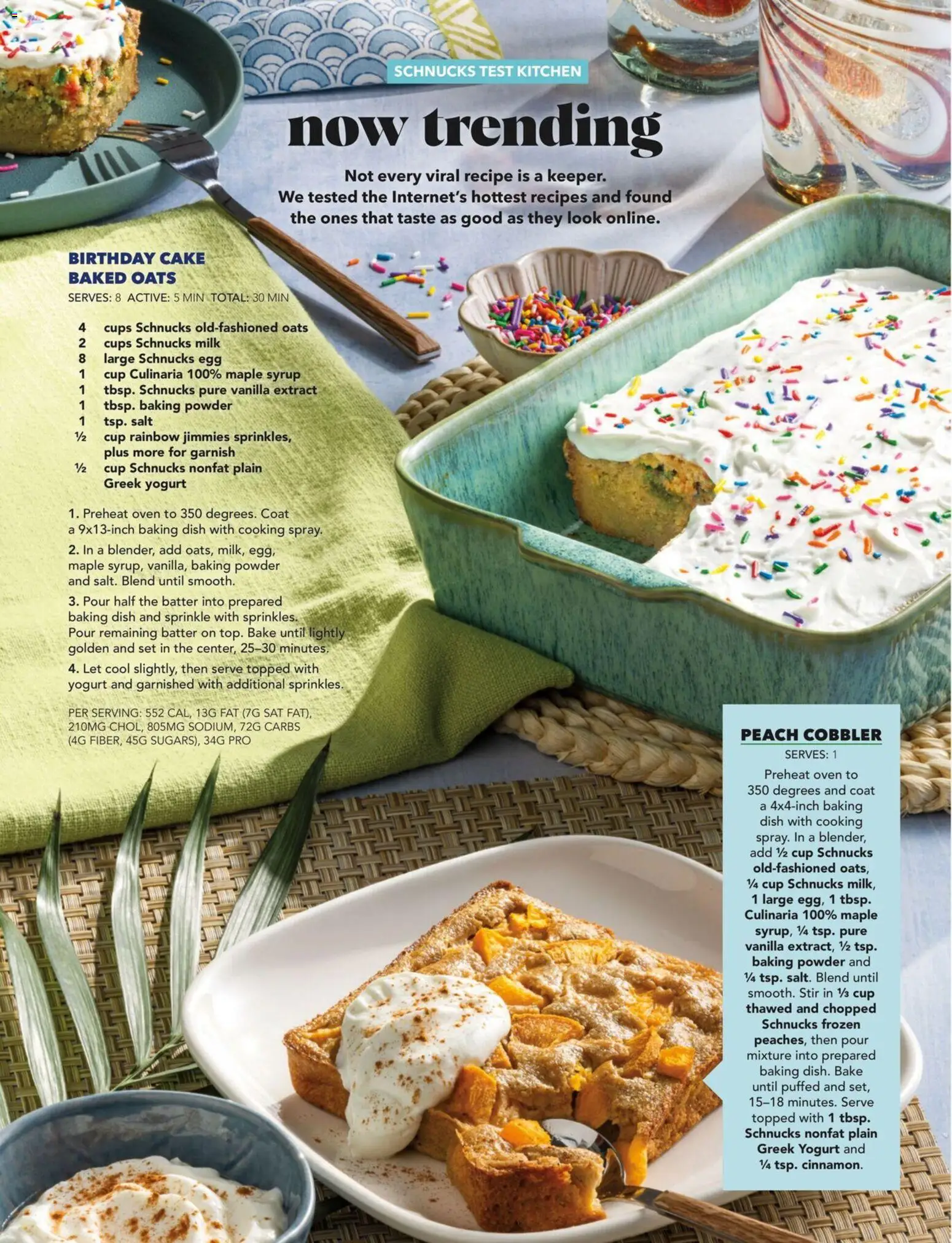 Schnucks Monthly Ad - valid from 01.05.2026 | Page: 10 | Products: Baking Dish, Milk, Yogurt, Peach