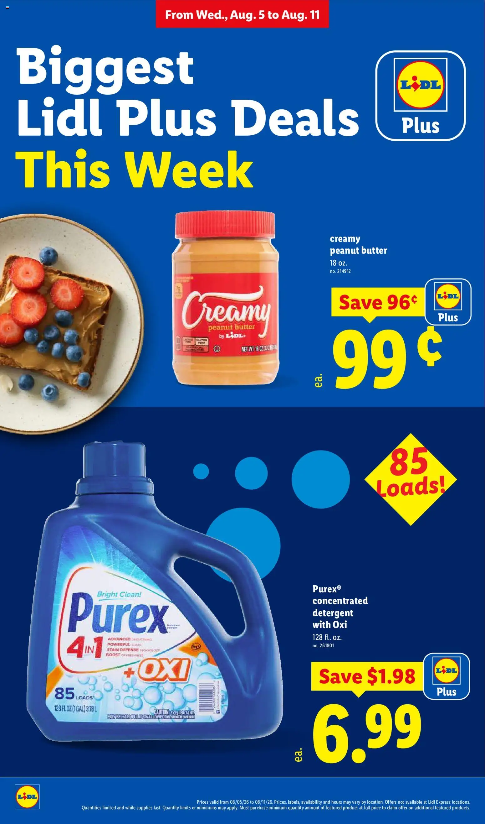 Lidl Weekly Ad - valid from 08/05/2026 | Page: 26 | Products: Butter, Detergent, Peanut butter