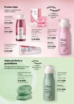 Natura catálogo -  Vista previa de la revista de la tienda Natura valido desde el 23/09/2026 | Página: 136 | Productos: Guanábana, Jabón líquido, Limón, Jabón
