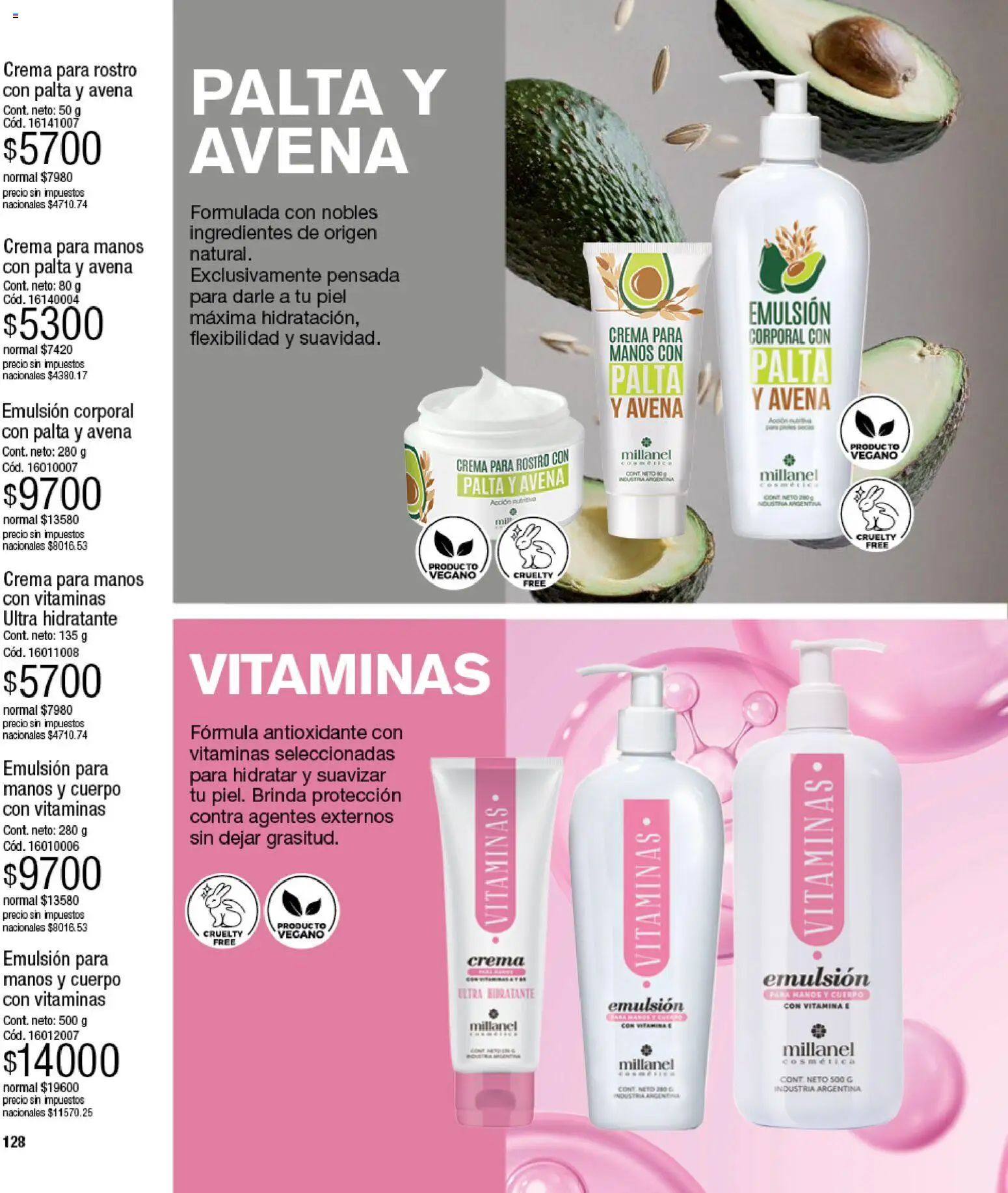 Millanel catálogo │ válido desde el 19/10/2026 | Página: 128