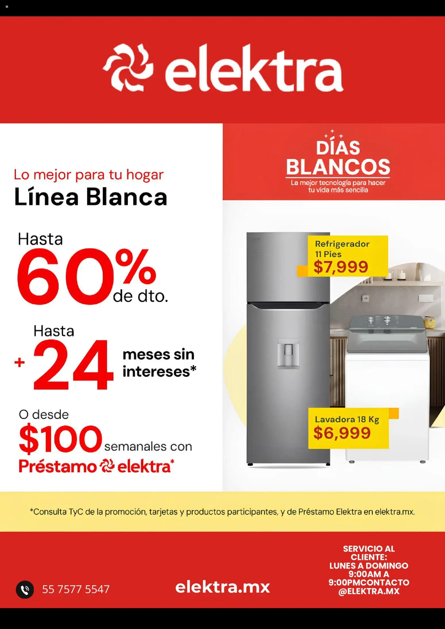 Nuevas ofertas de Elektra válidas en toda la República Mexicana desde el 06/07/2026. ¡Encuentra las mejores ofertas en Elektra catálogo! | Página: 1