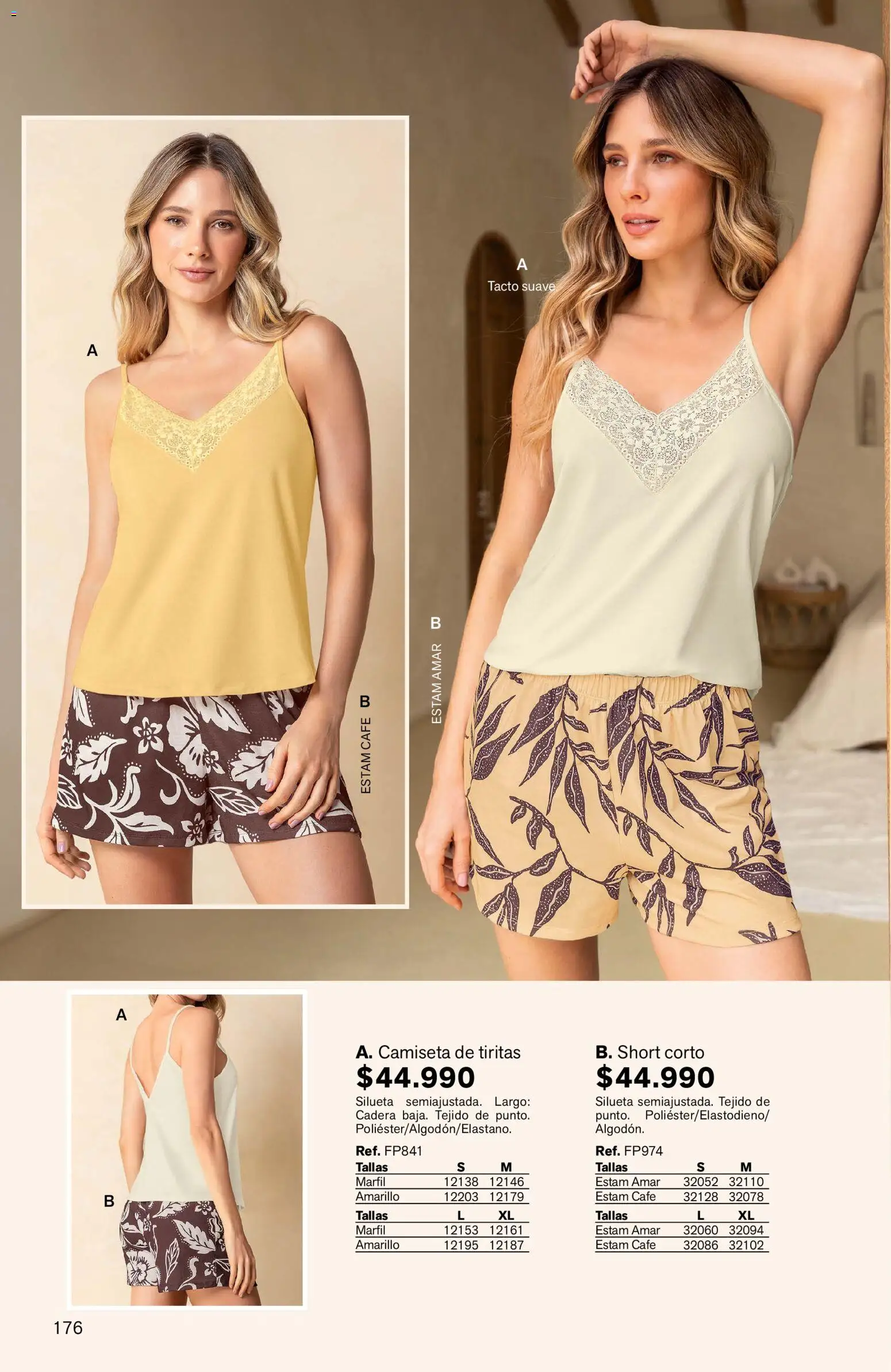 Leonisa revista - valida desde el 04.06.2026 | Página: 176 | Productos: Short, Camiseta, Café