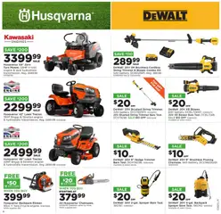 Preview of Mills Fleet Farm weekly ads valid from 15.06.2026 | Page: 10 | Products: Trimmer, Backpack, Blower