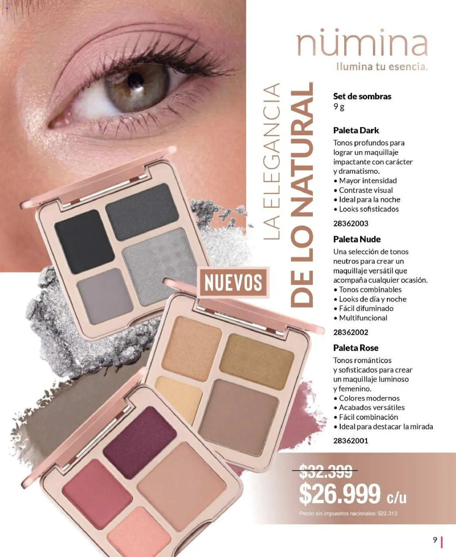 Bagués catálogo │ válido desde el 21/09/2026 | Página: 9 | Productos: Maquillaje, Paleta