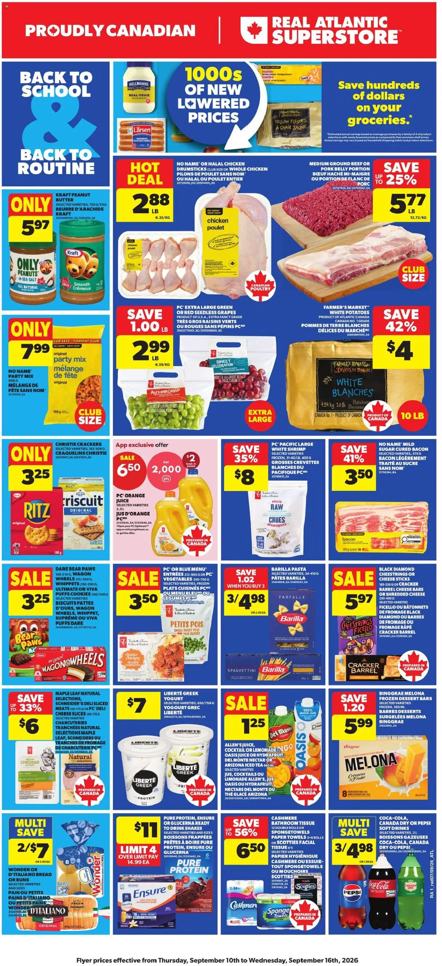 Atlantic Superstore flyer valid from Sep 10, 2026 | Page: 1