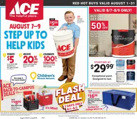Preview of ACE Hardware weekly ads valid from 08/01/2026