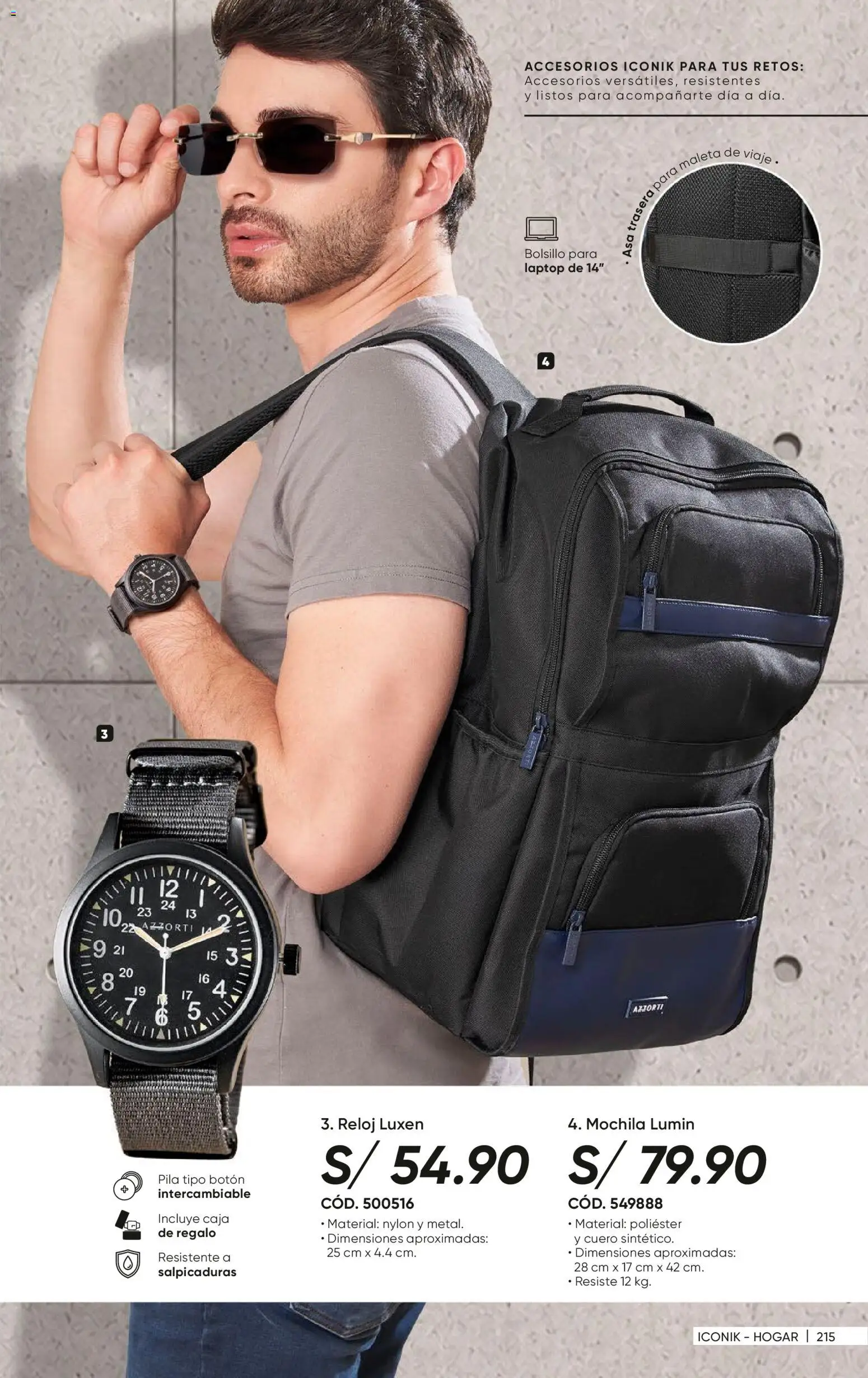 Catálogo Azzorti válido desde 27/07/2026 | Página: 217 | Productos: Caja, Mochila, Maleta, Laptop