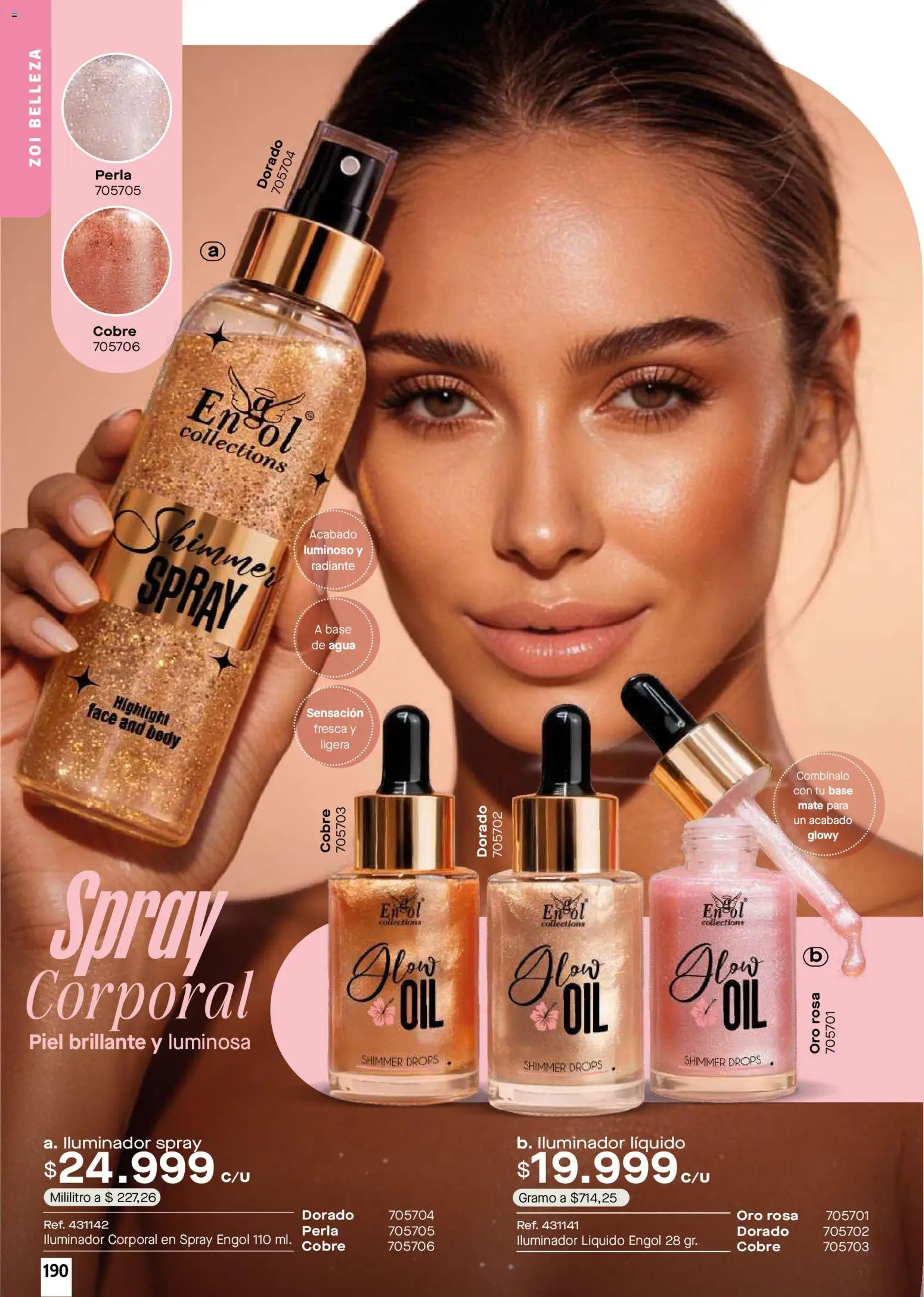 Carmel revista - valida desde el 01.06.2026 | Página: 190 | Productos: Agua, Iluminador, Body