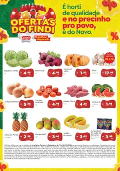 Novo Atacarejo ofertas Hortifruti - Pré-Visualização do folheto da loja Novo Atacarejo, válido de 19/09/2026