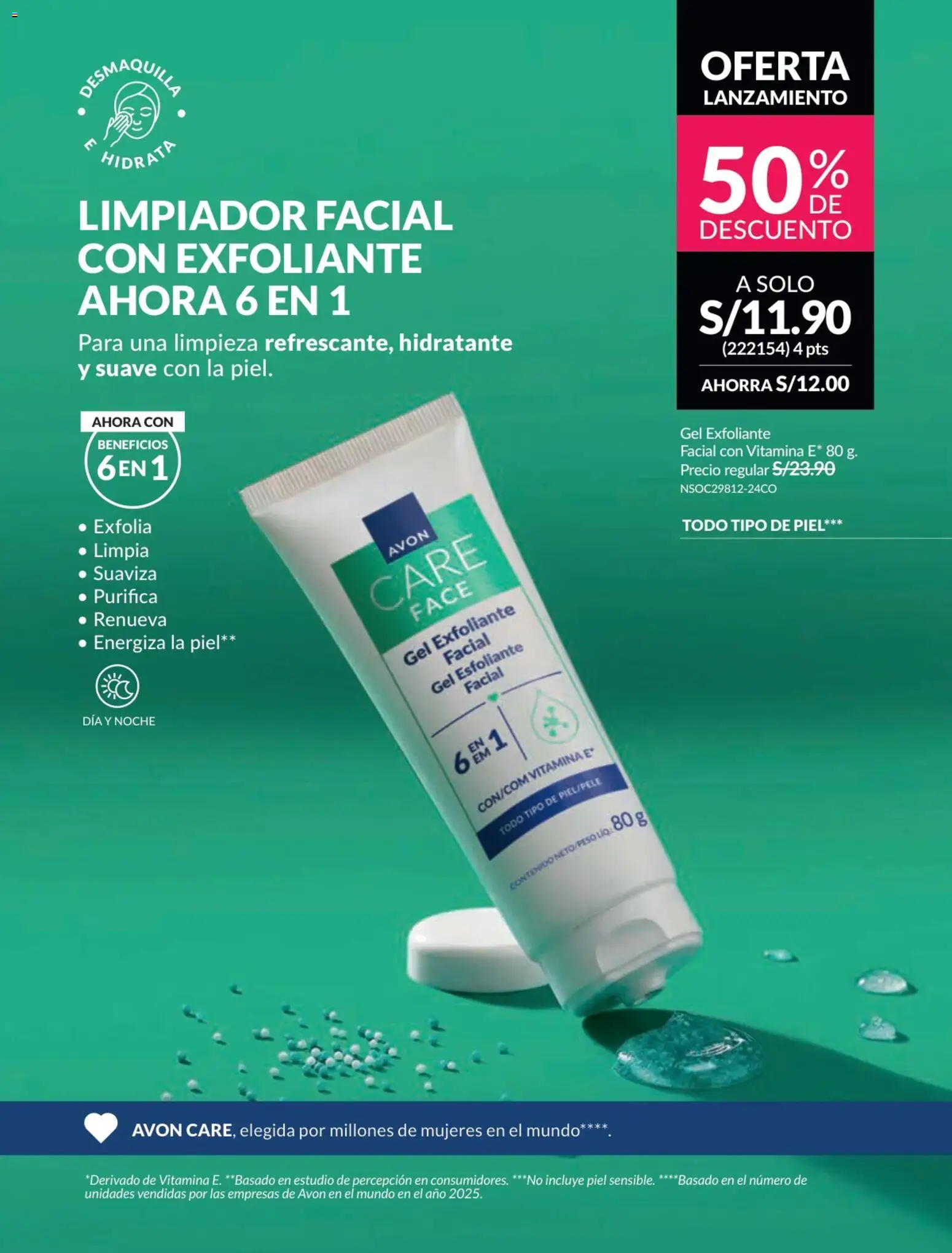 Catálogo Avon válido desde 17.06.2026 | Página: 16 | Productos: Exfoliante