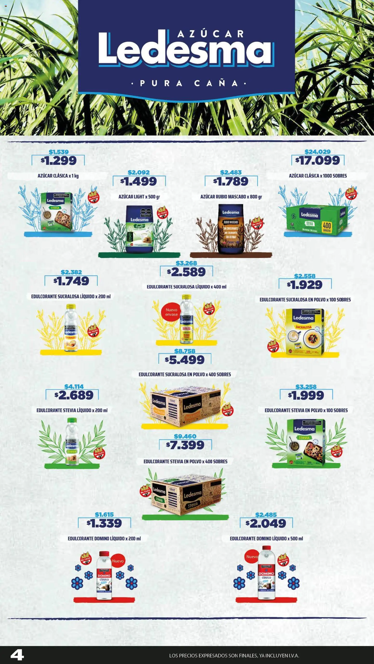 Makro ofertas especiales │ válido desde el 10/09/2026 | Página: 4 | Productos: Azucar, Polvo, Edulcorante