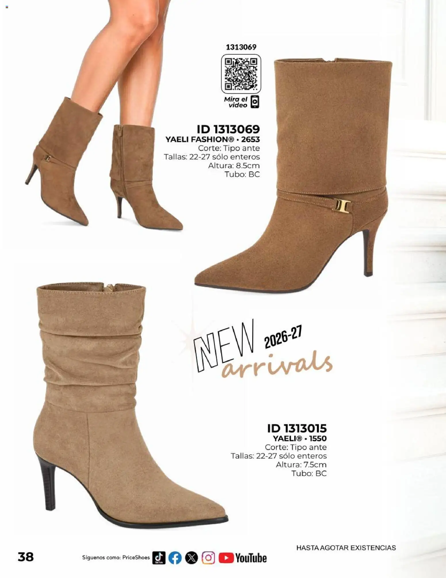 Nuevas ofertas de Price Shoes válidas en toda la República Mexicana desde el 01/10/2026. ¡Encuentra las mejores ofertas en Price Shoes catálogo Exclusivos! | Página: 38
