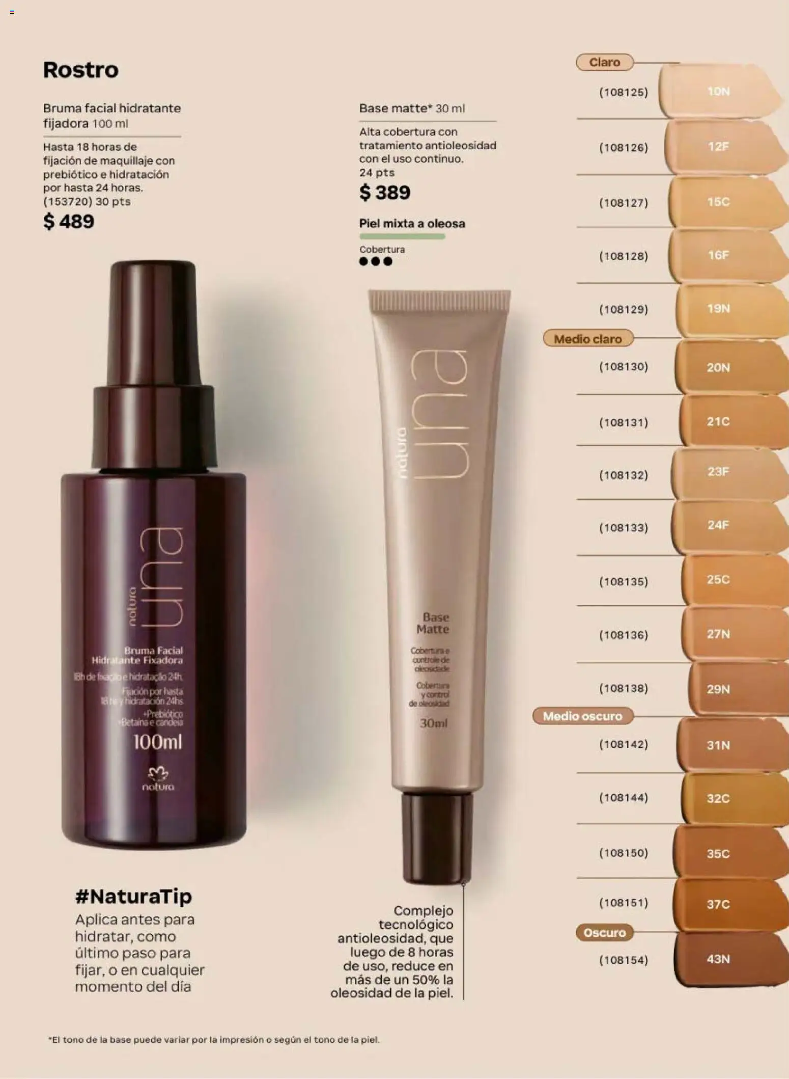 Nuevas ofertas de Natura válidas en toda la República Mexicana desde el 20/02/2026. ¡Encuentra las mejores ofertas en Natura campaña 4 2026! | Página: 56 | Productos: Bruma, Maquillaje