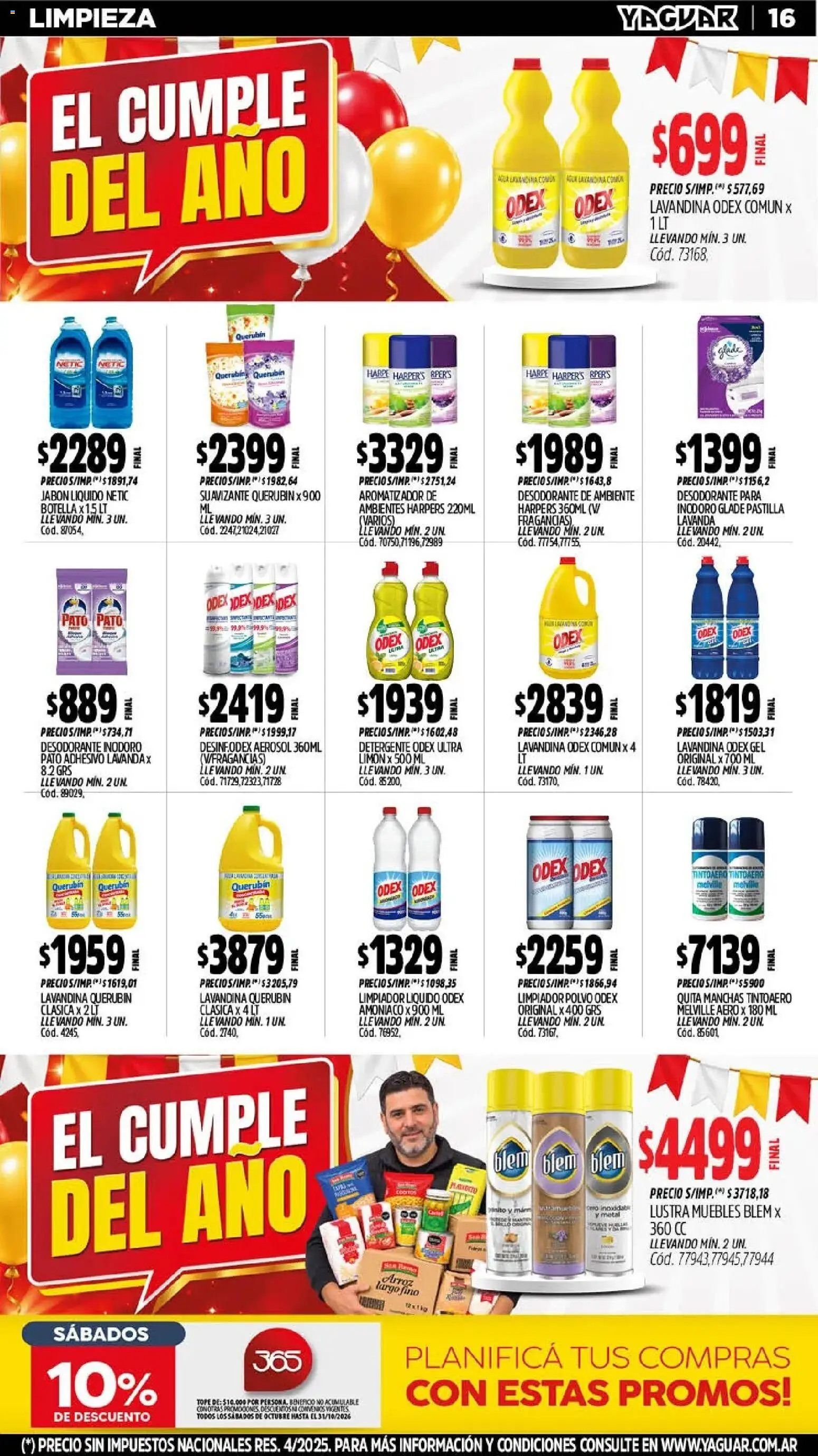 Yaguar - Oferta Semanal Mar del Plata │ válido desde el 26/10/2026 | Página: 17