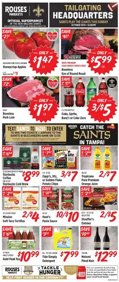 Preview of Rouses weekly ads valid from 10/14/2026