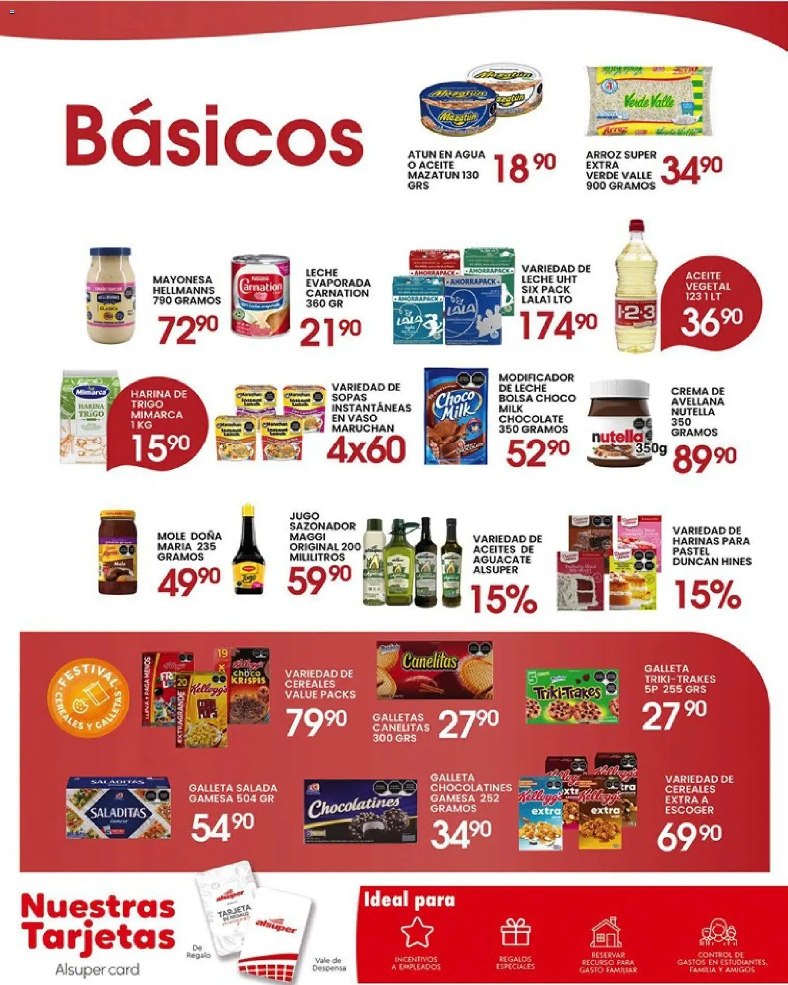 Nuevas ofertas de Alsuper válidas en toda la República Mexicana desde el 08.05.2026. ¡Encuentra las mejores ofertas en Alsuper folleto Casas Grandes! | Página: 6 | Productos: Mayonesa, Aceite, Pastel, Jugo