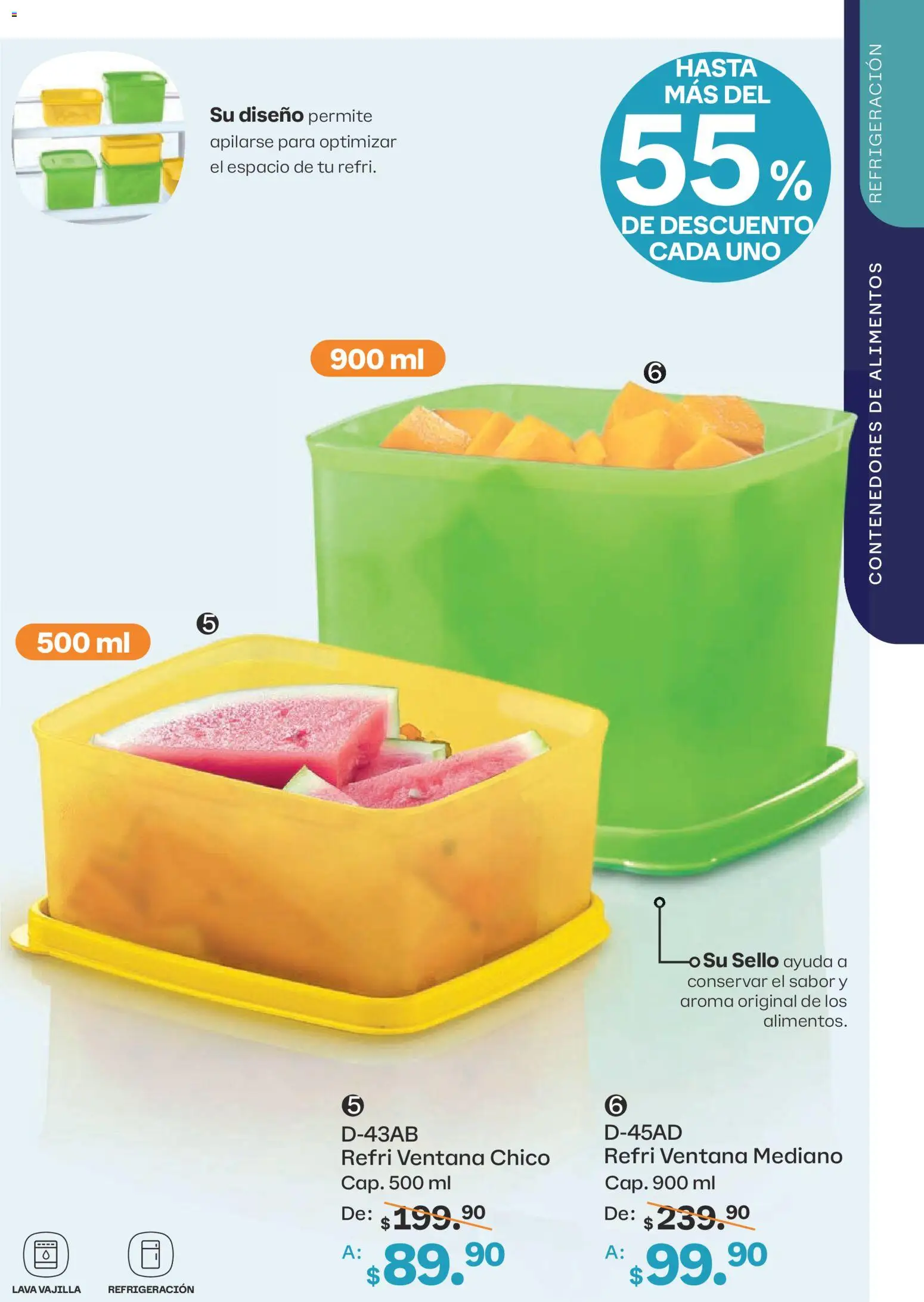 Nuevas ofertas de Tupperware válidas en toda la República Mexicana desde el 10/08/2026. ¡Encuentra las mejores ofertas en Tupperware catálogo! | Página: 49 | Productos: Vajilla, Alimentos