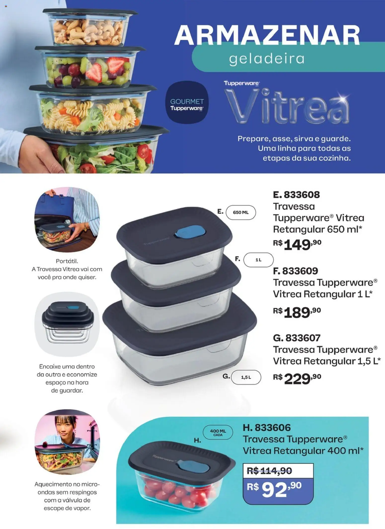 Tupperware Folheto - válido de 01/08/2026 | Página: 23 | Produtos: Geladeira, Travessa