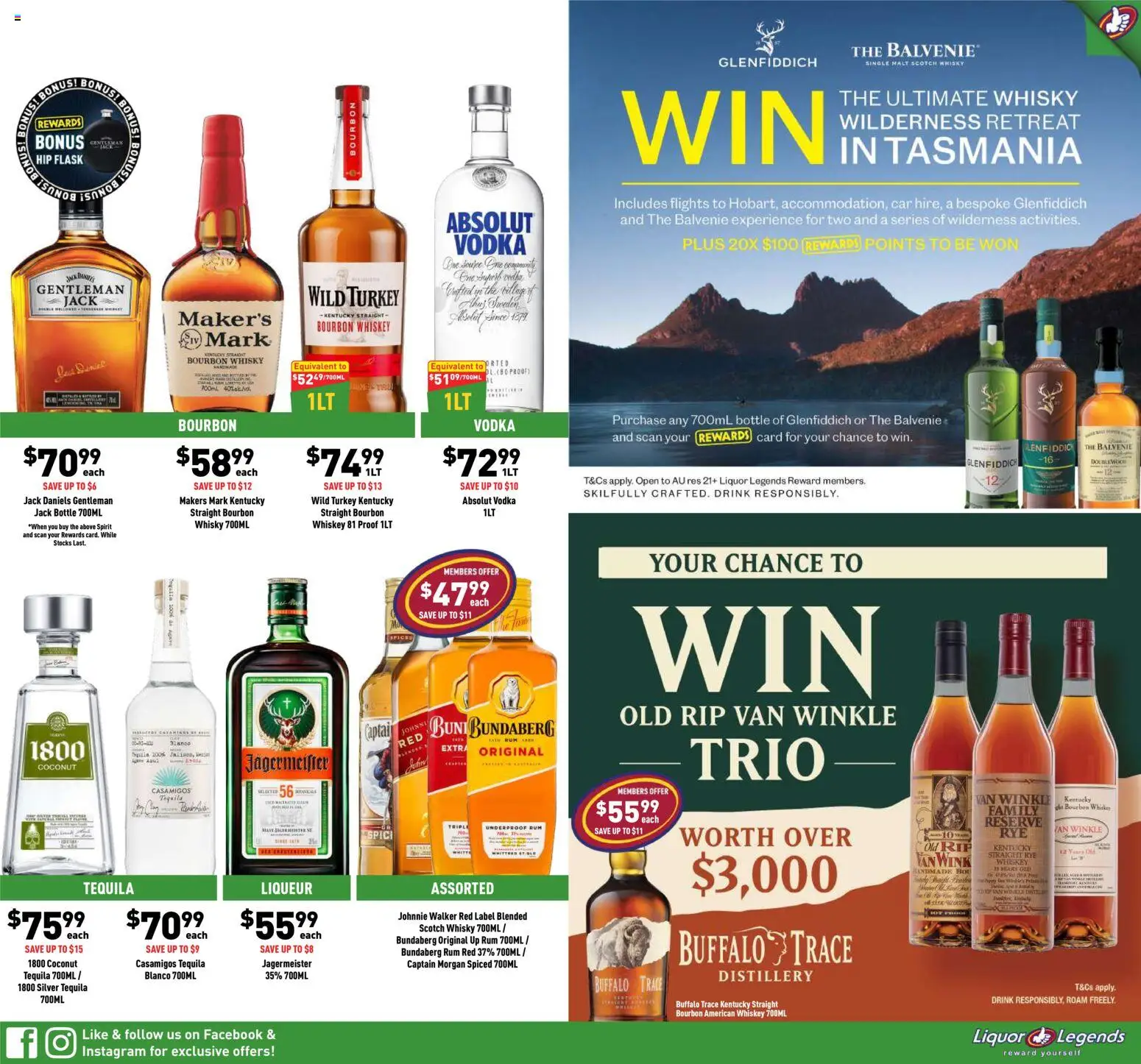 Liquor Legends catalogue - valid from 26/08/2026 | Page: 5 | Products: Scotch whisky, American whiskey, Vodka, Jägermeister