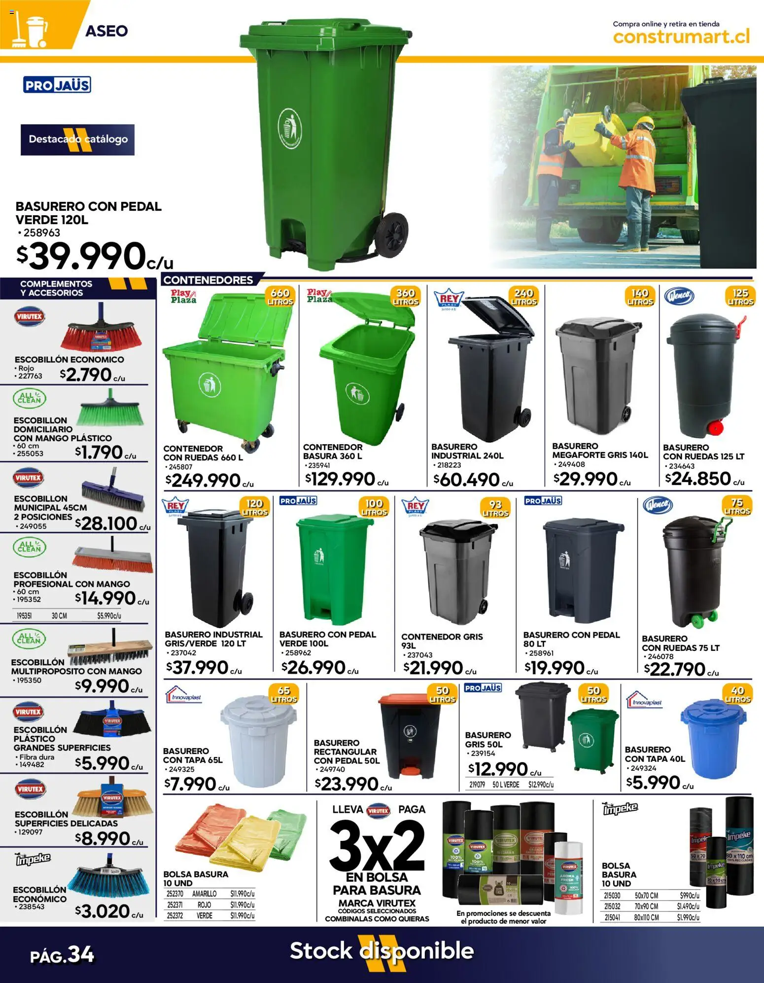 Construmart Ofertas │ válido desde el 31.07.2026 | Página: 32 | Productos: Bolsa, Mango, Escobillon, Tapa