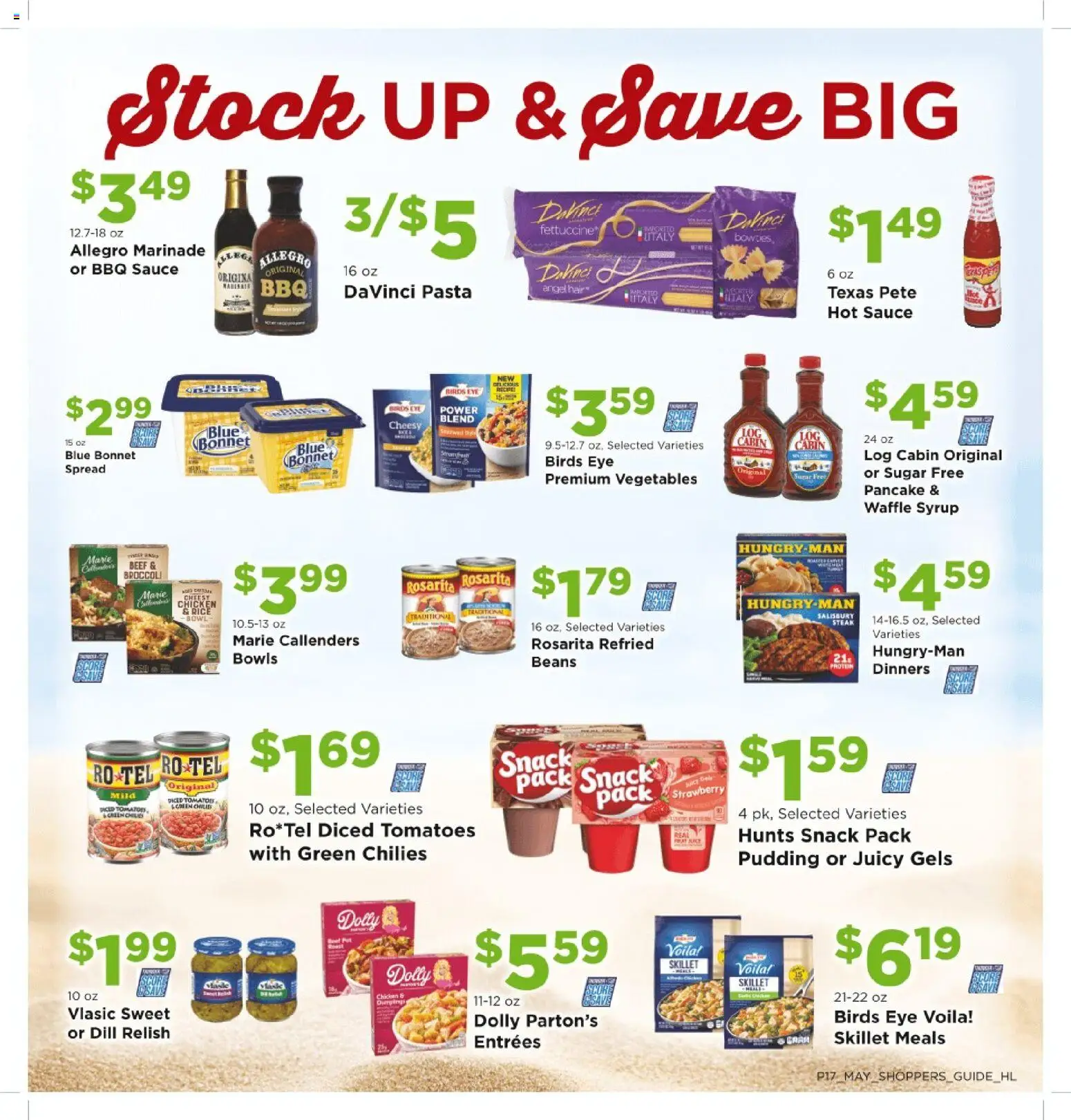 Homeland Bring Savings Home Shopper's Guide - valid from 01.05.2026 | Page: 17 | Products: Broccoli, Skillet, Pasta, Vegetables