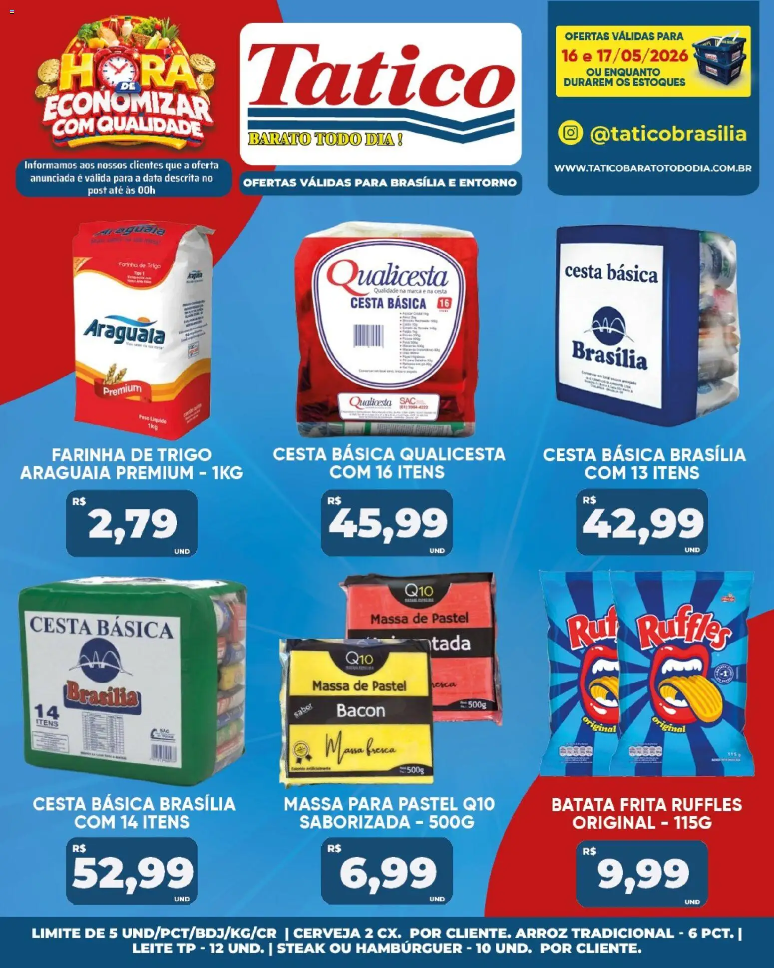 Tatico Folheto - válido de 16.05.2026 | Página: 18 | Produtos: Cerveja, Batata, Massa de pastel, Batata frita