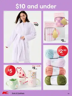 Preview of Kmart catalogue - valid from 16.04.2026 | Page: 3 | Products: Gown, Coffee, Tea, Candle