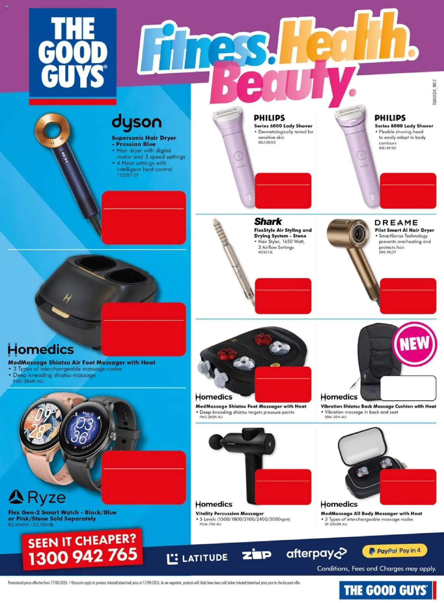 The Good Guys catalogue - valid from 16/09/2026 | Page: 7 | Products: Cushion, Digital, Dryer, Sensitive skin