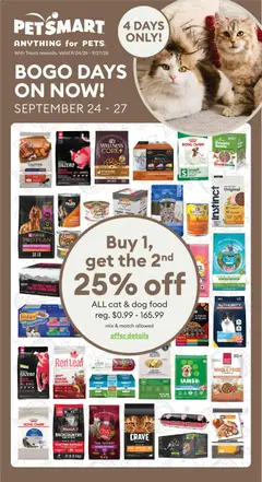 Preview of Petsmart - Weekend Flyer from shop Petsmart valid from Sep 24, 2026