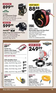 Preview of Princess Auto flyer - 2 Week Sale! from shop Princess Auto valid from Jul 14, 2026 | Page: 84