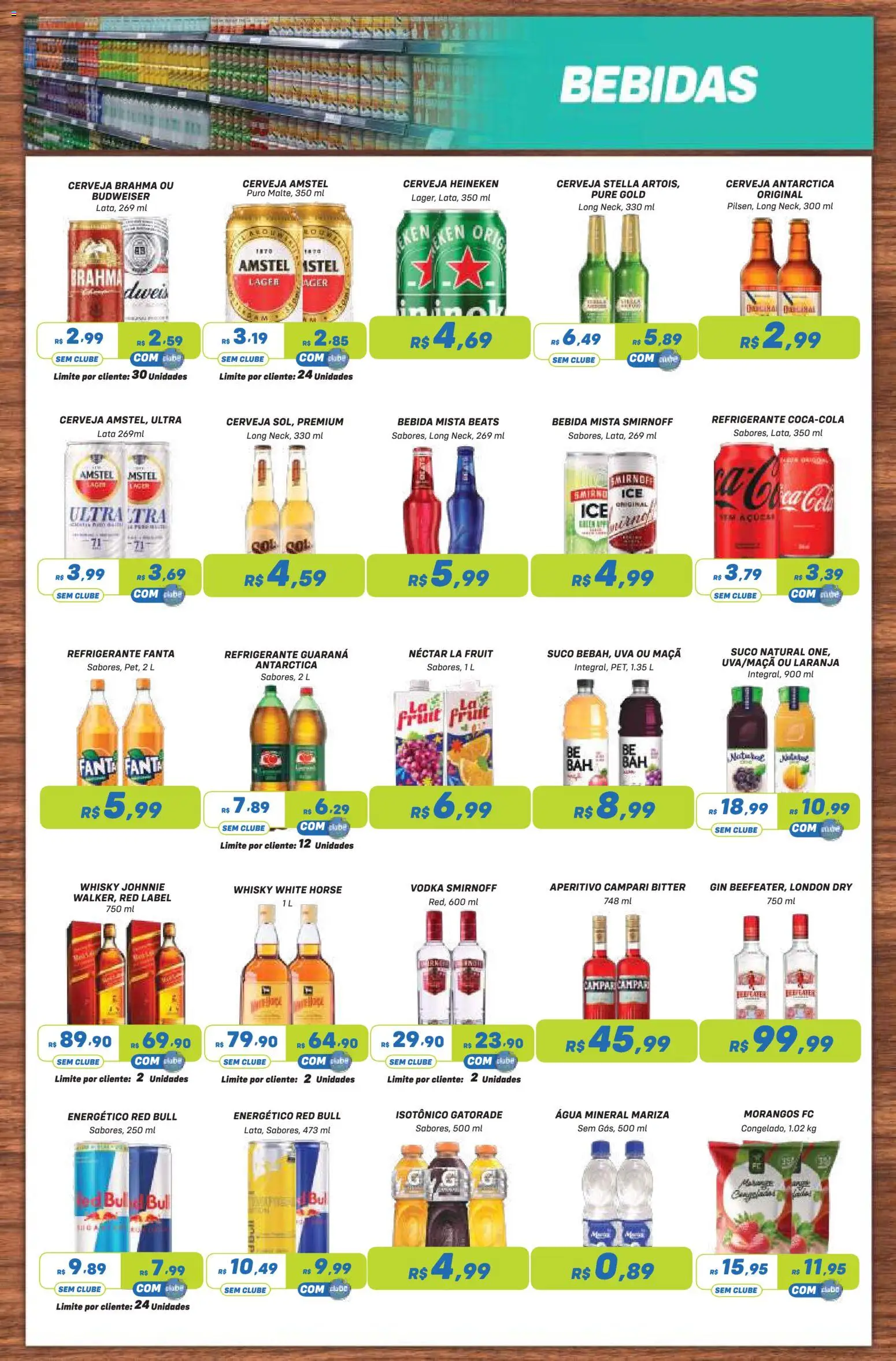 Prezunic Folheto - válido de 16/07/2026 | Página: 7 | Produtos: Energético, Whisky, Suco, Morangos
