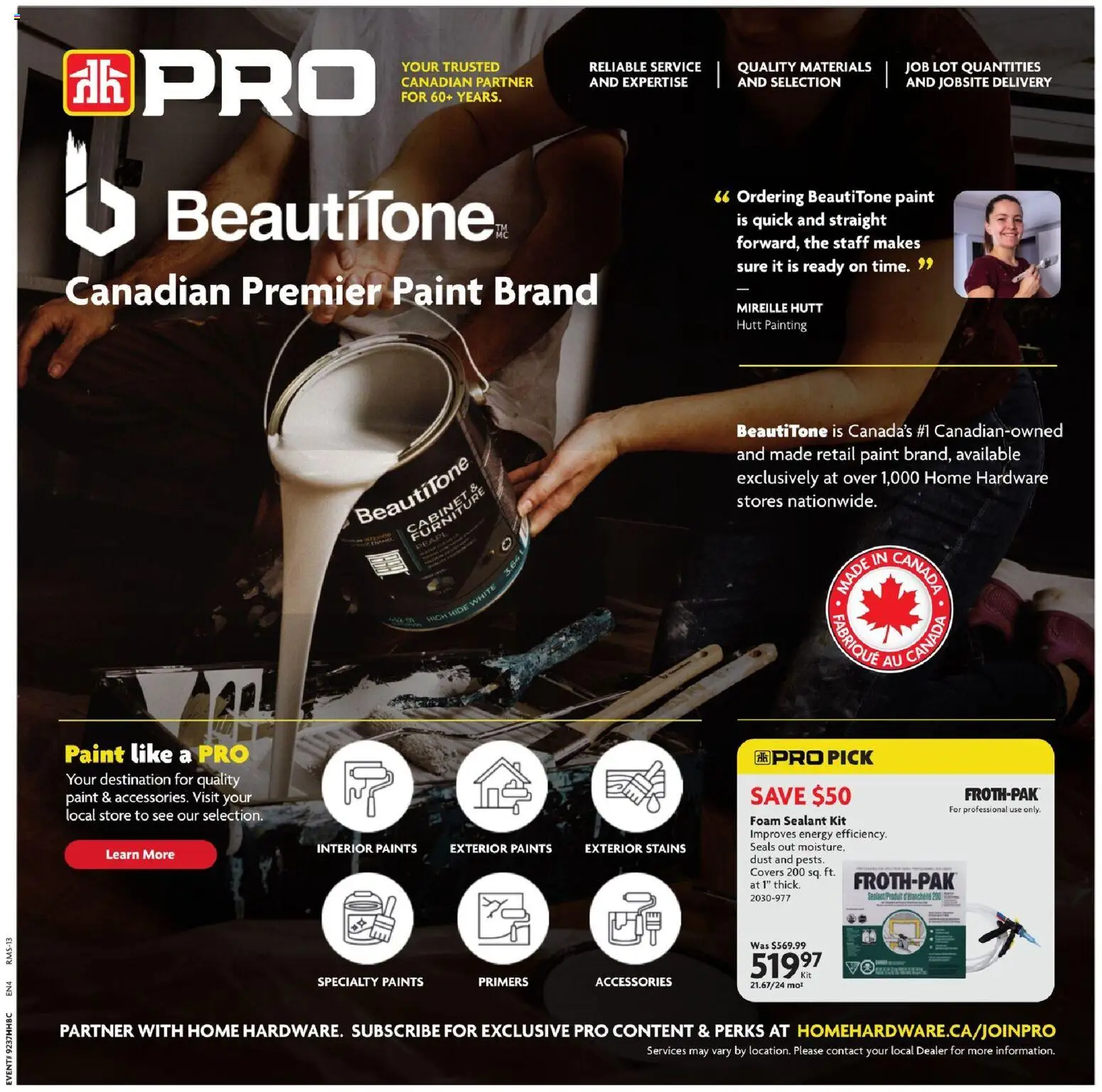 Home Hardware flyer valid from Sep 10, 2026 | Page: 22
